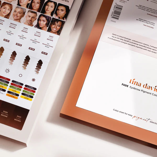 Nuancier de couleur pigments Fade de Permablend