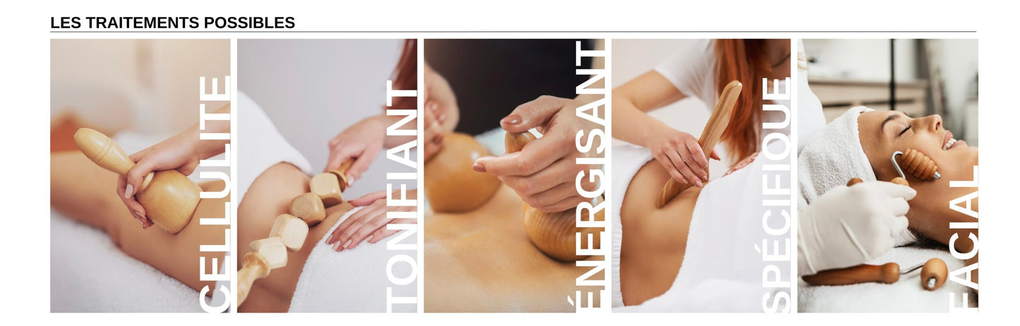 Formation Madérothérapie Corporelle en Ligne (TROUSSE DE DÉPART INCLUSE et livrée lors de l'inscription,d'une valeur de 300$tx)