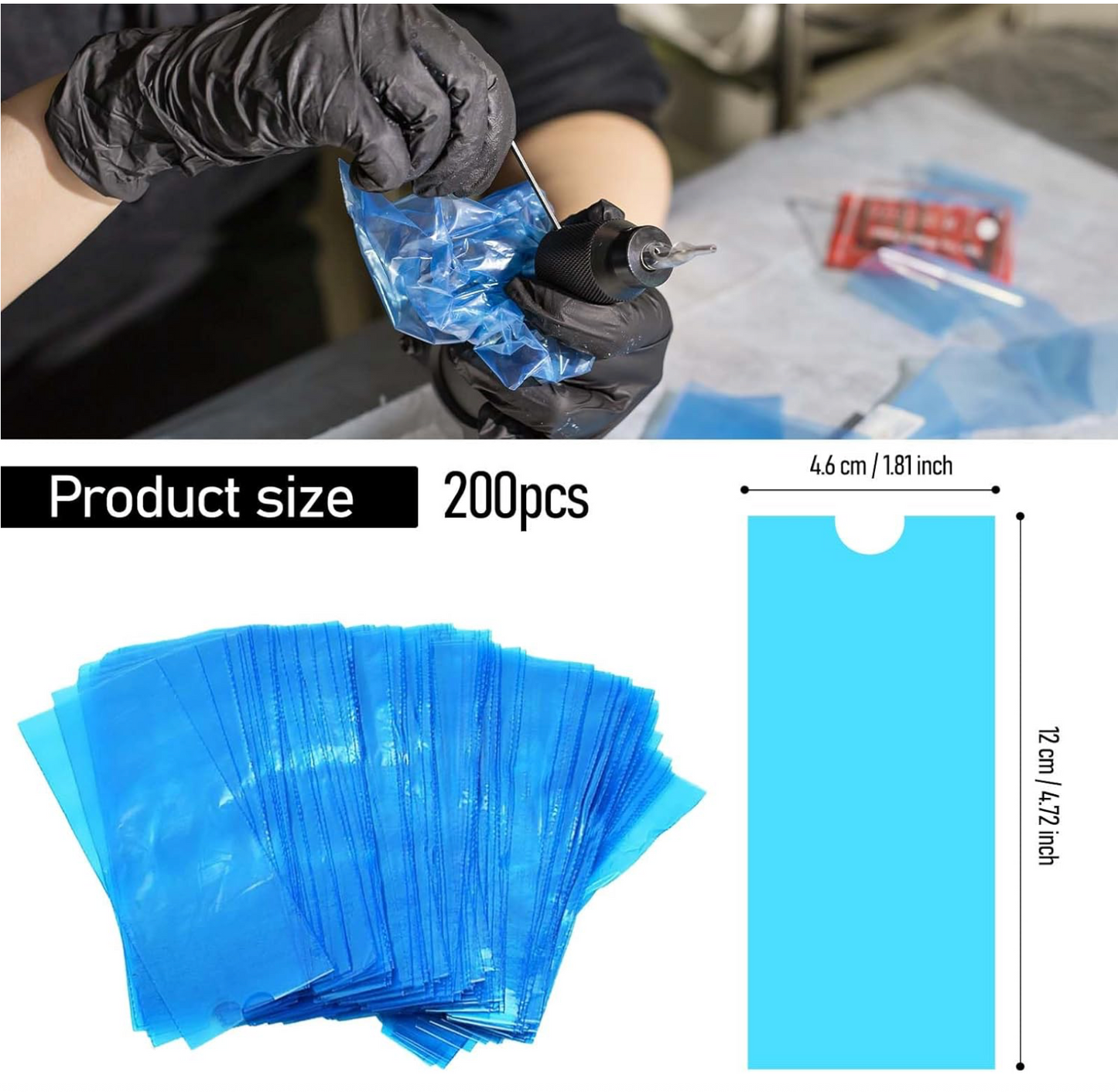 Sachet protecteur Dermographe (200 pcs)
