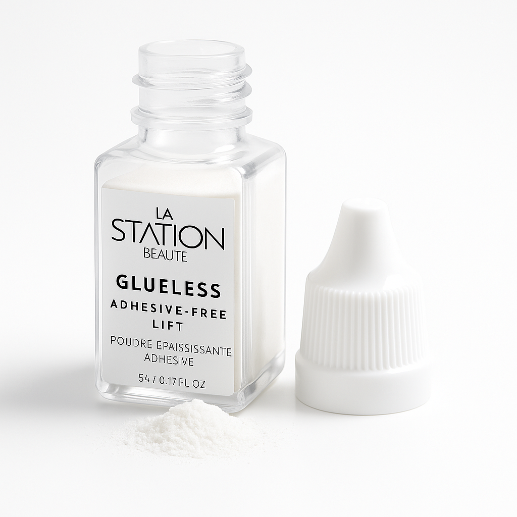 Poudre Adhésive Épaississante – Technique Glueless Lashlift